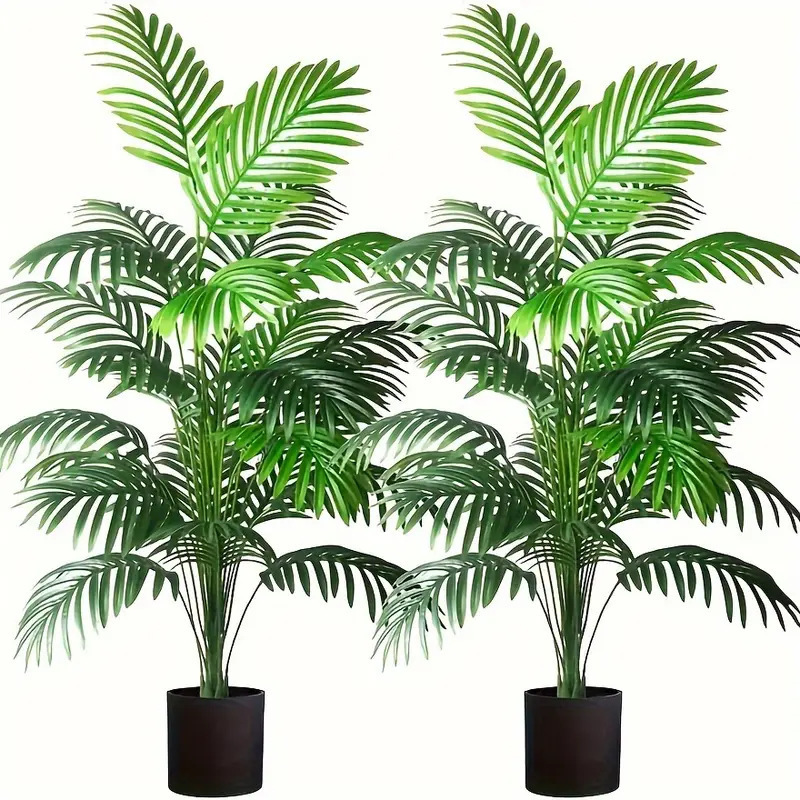 Bonsai Garden Accessories - 24 Leaves Areca Palm Artificial Plants