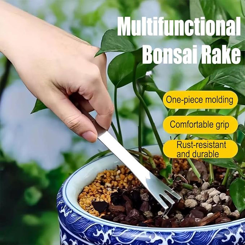 Stainless Steel Root Rake Hand - огляд і ціна Bonsai Garden Accessories