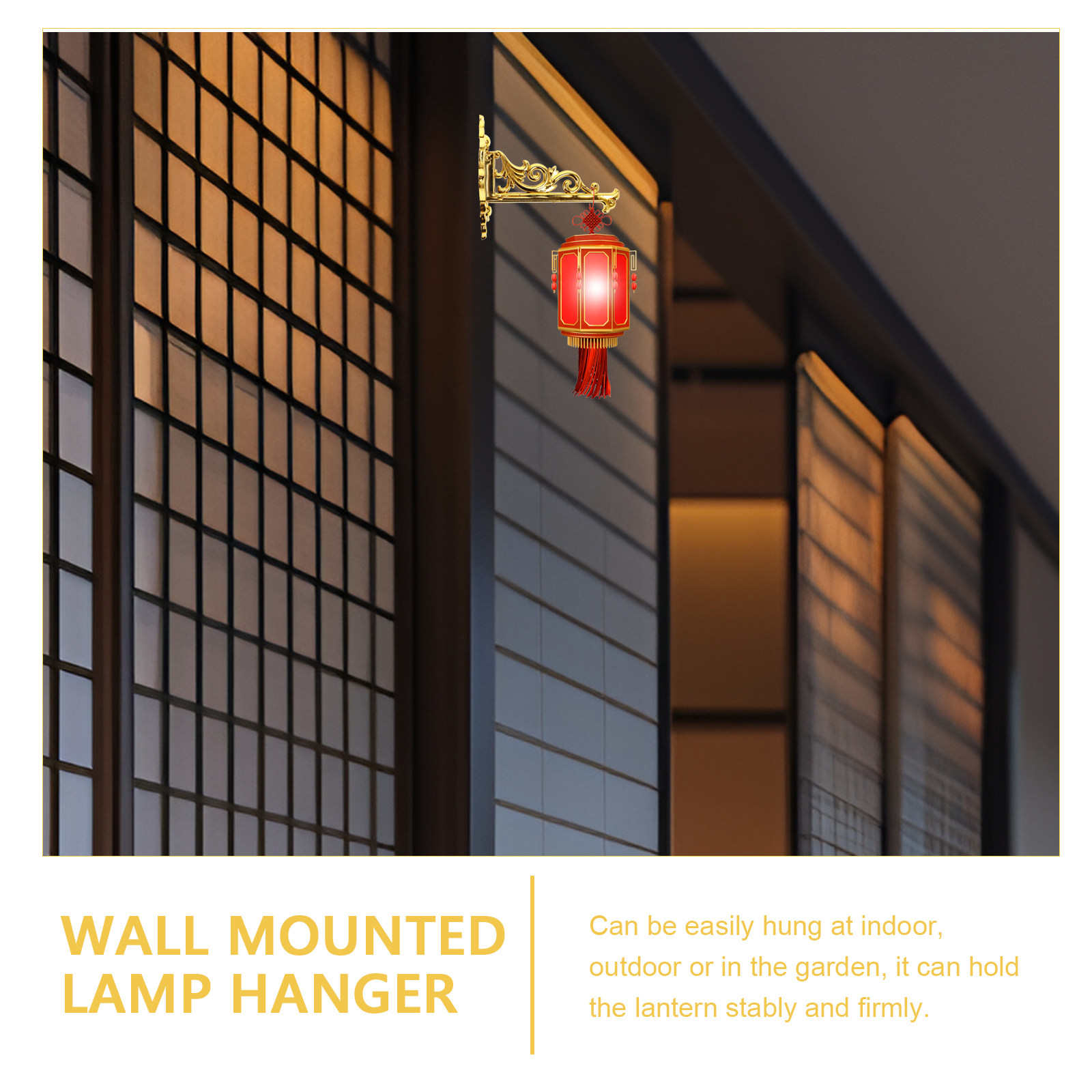 Hanging Lantern Bracket Sturdy - огляд і ціна Bonsai Garden Wall