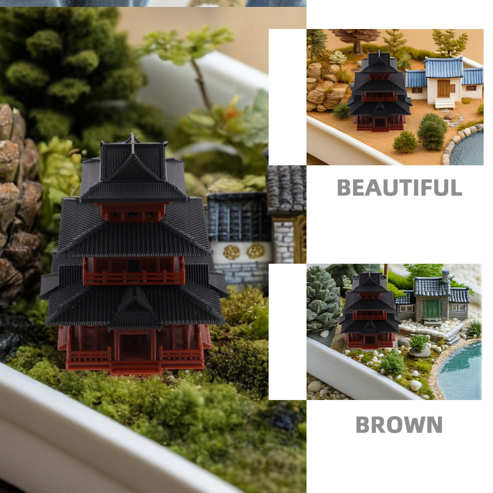 Mini Asian Architectural Micro - огляд і ціна Mini Bonsai Zen Garden