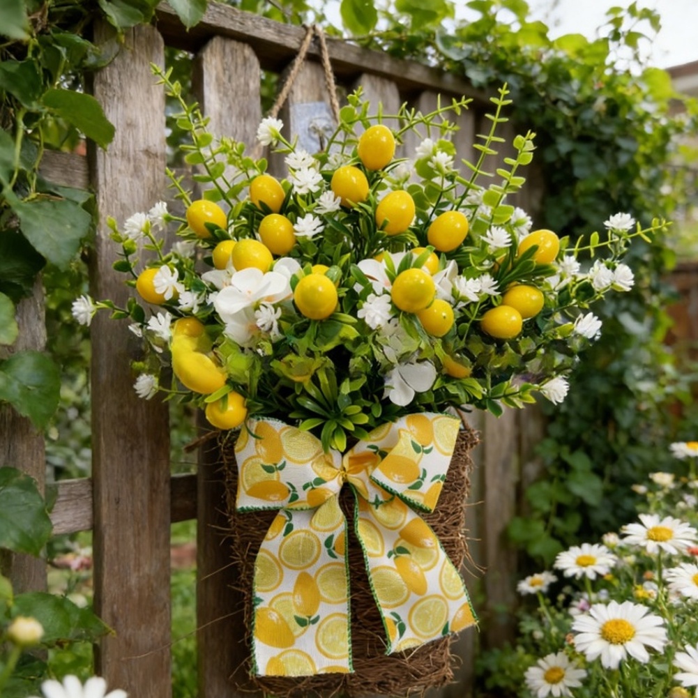 Artificial Lemon Hanging Baske - огляд і ціна Bonsai Garden Wall