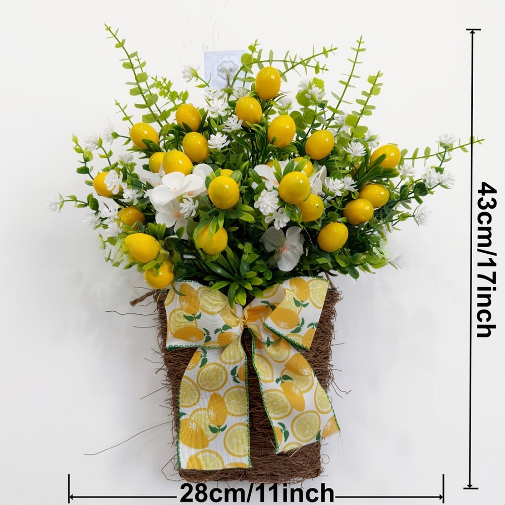 Artificial Lemon Hanging Baske - огляд і ціна Bonsai Garden Wall