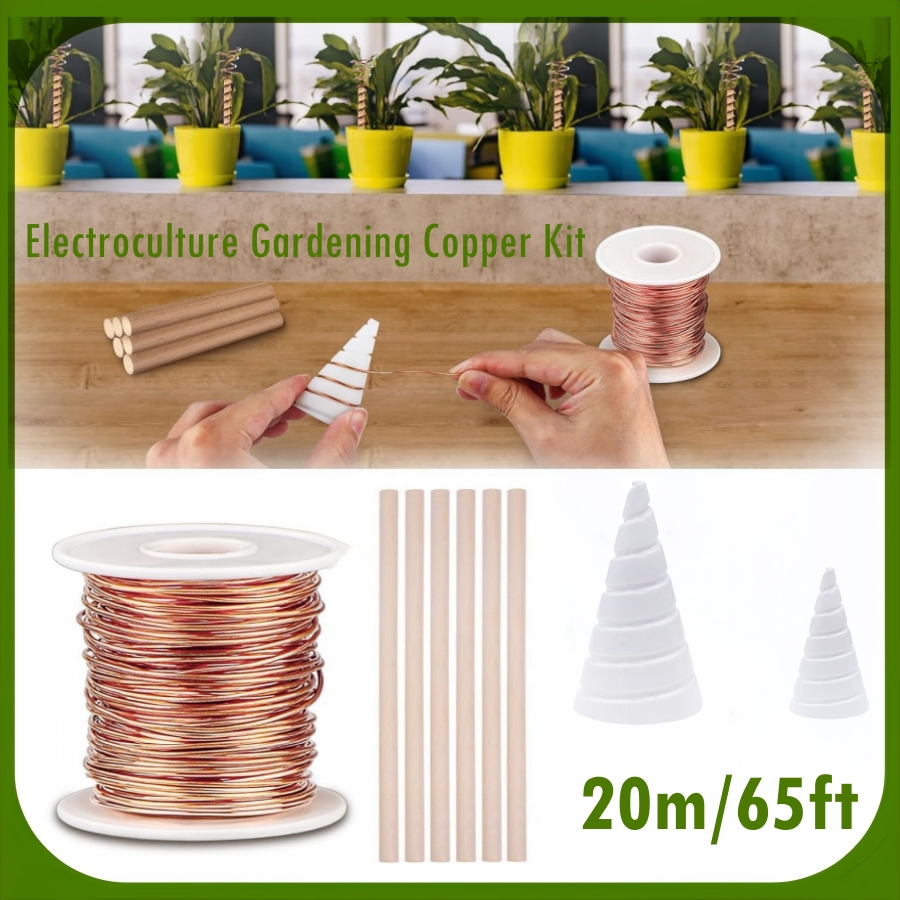 20m/65ft Electroculture Garden - огляд і ціна Copper Wire Roll