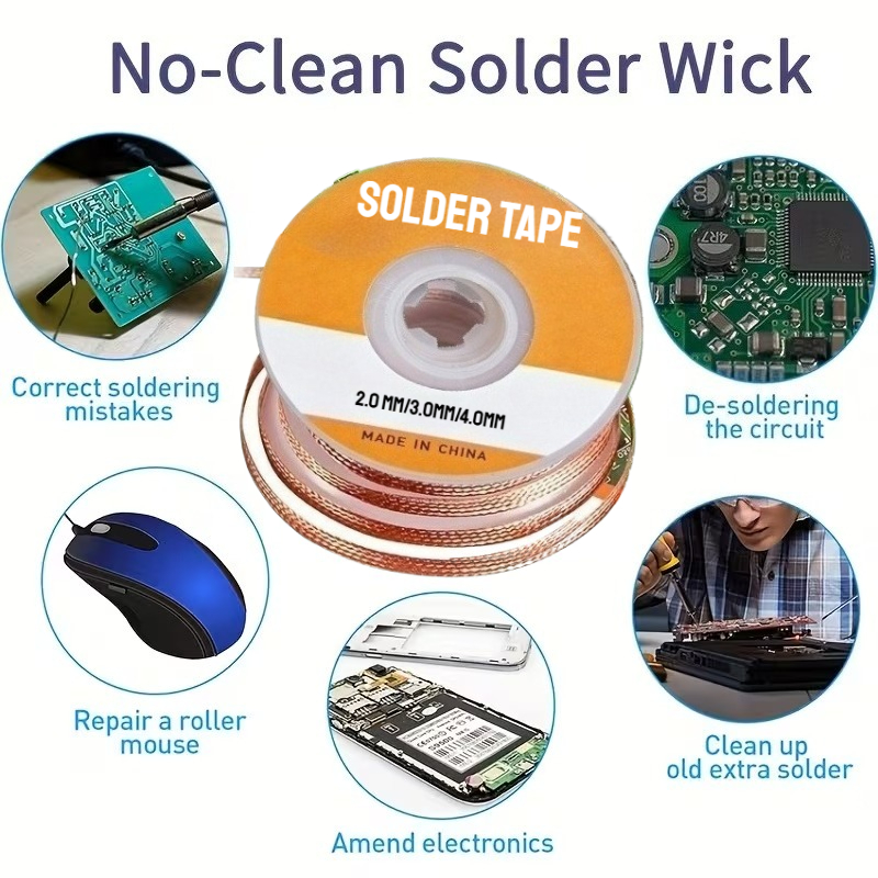 Copper Solder Wick Desoldering - огляд і ціна Copper Wire Roll