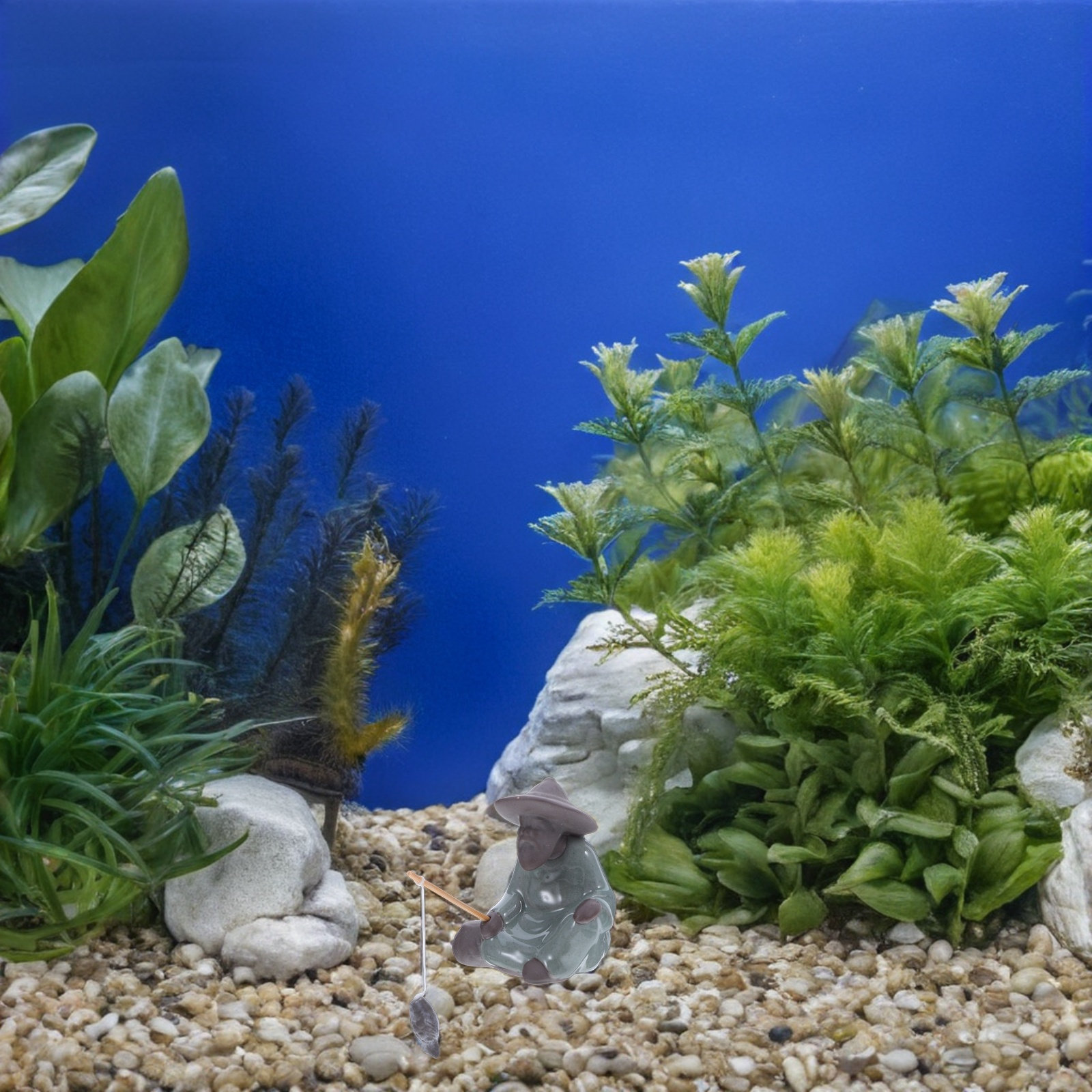 Mini Fisherman Ceramic Chinese - огляд і ціна Mini Bonsai Zen Garden
