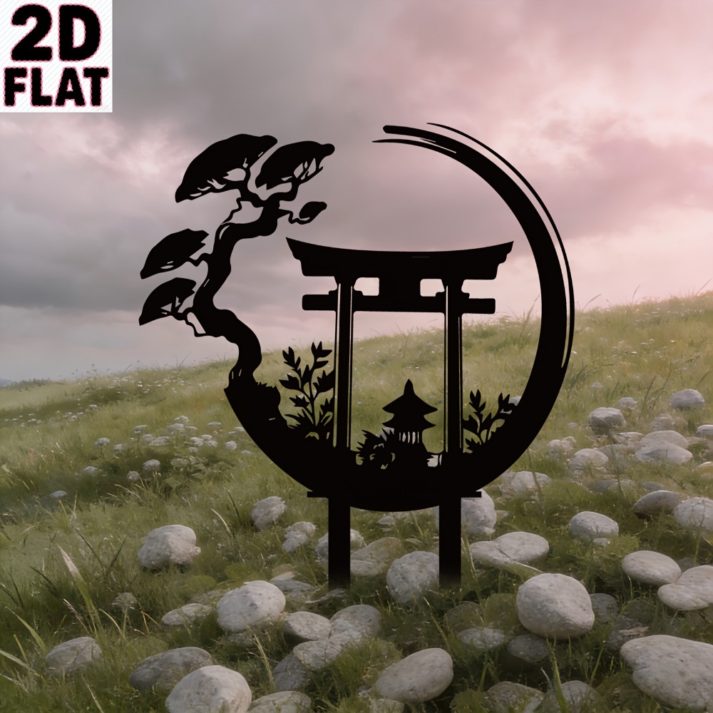 CIFBUY Metal Wall Art Torii Ga - огляд і ціна Bonsai Garden Wall