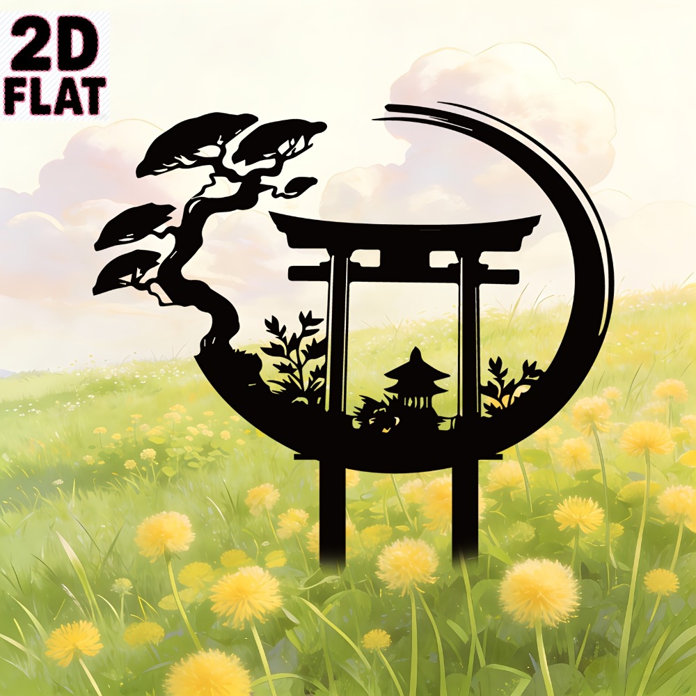 CIFBUY Metal Wall Art Torii Ga - огляд і ціна Bonsai Garden Wall