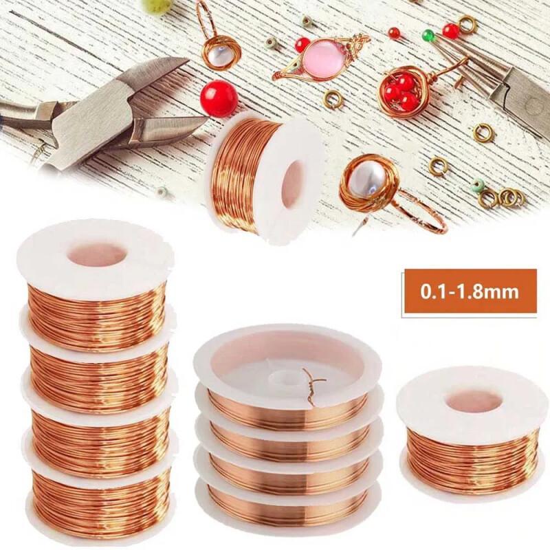 10M Bare Coppers Wire Pure Cop - огляд і ціна Copper Wire Roll
