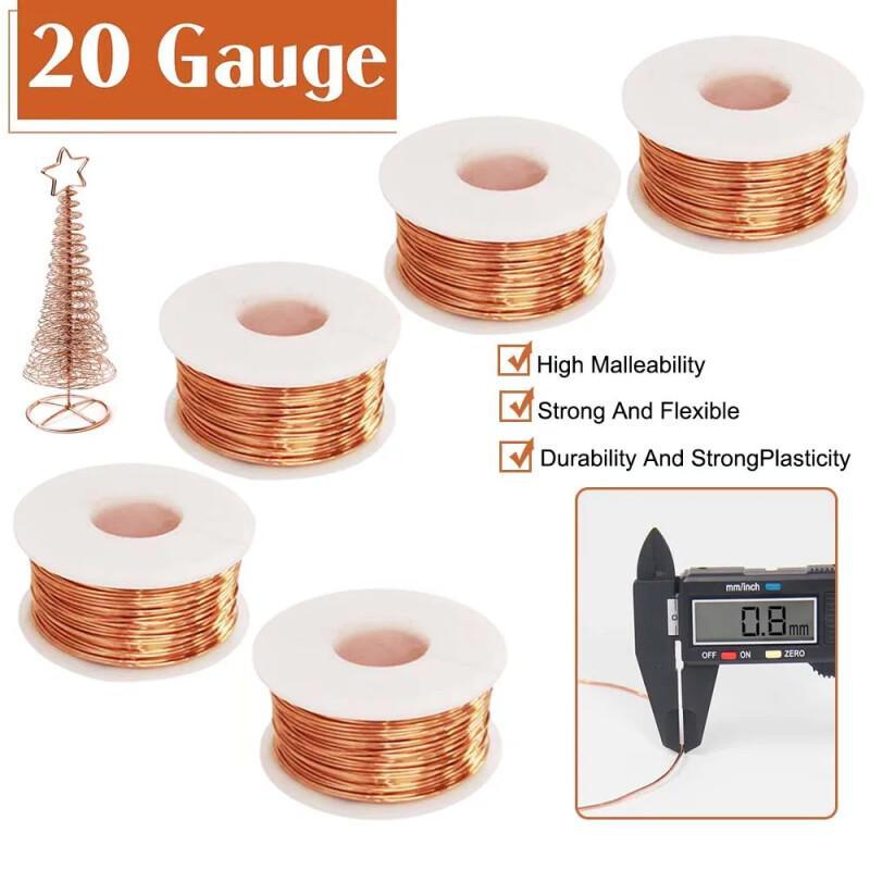 10M Bare Coppers Wire Pure Cop - огляд і ціна Copper Wire Roll