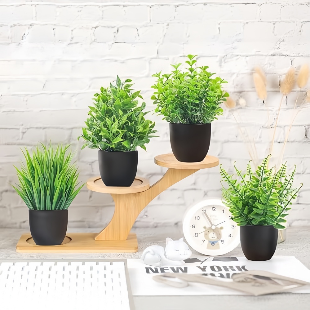 4pcs/set Mini Artificial Plant - огляд і ціна Bonsai Garden Accessories