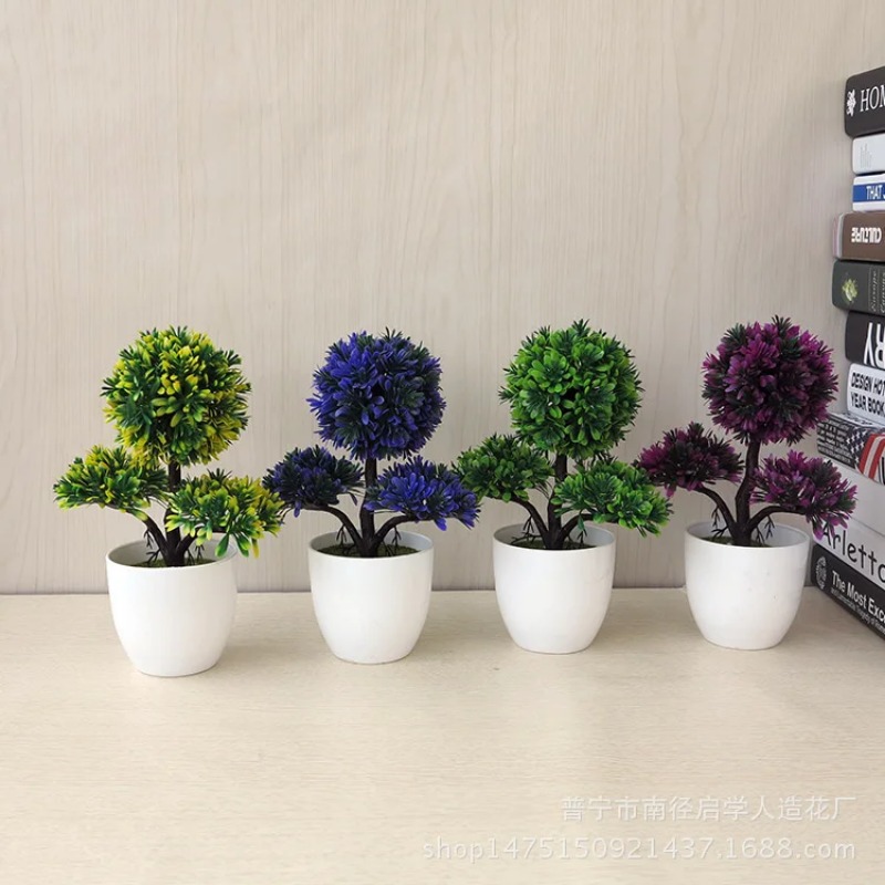 Artificial Small Tree Potted P - огляд і ціна Bonsai Garden Accessories
