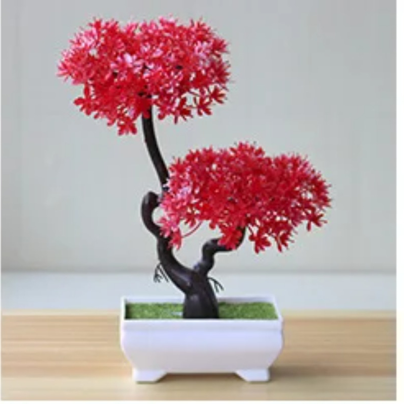 Artificial Small Tree Potted P - огляд і ціна Bonsai Garden Accessories