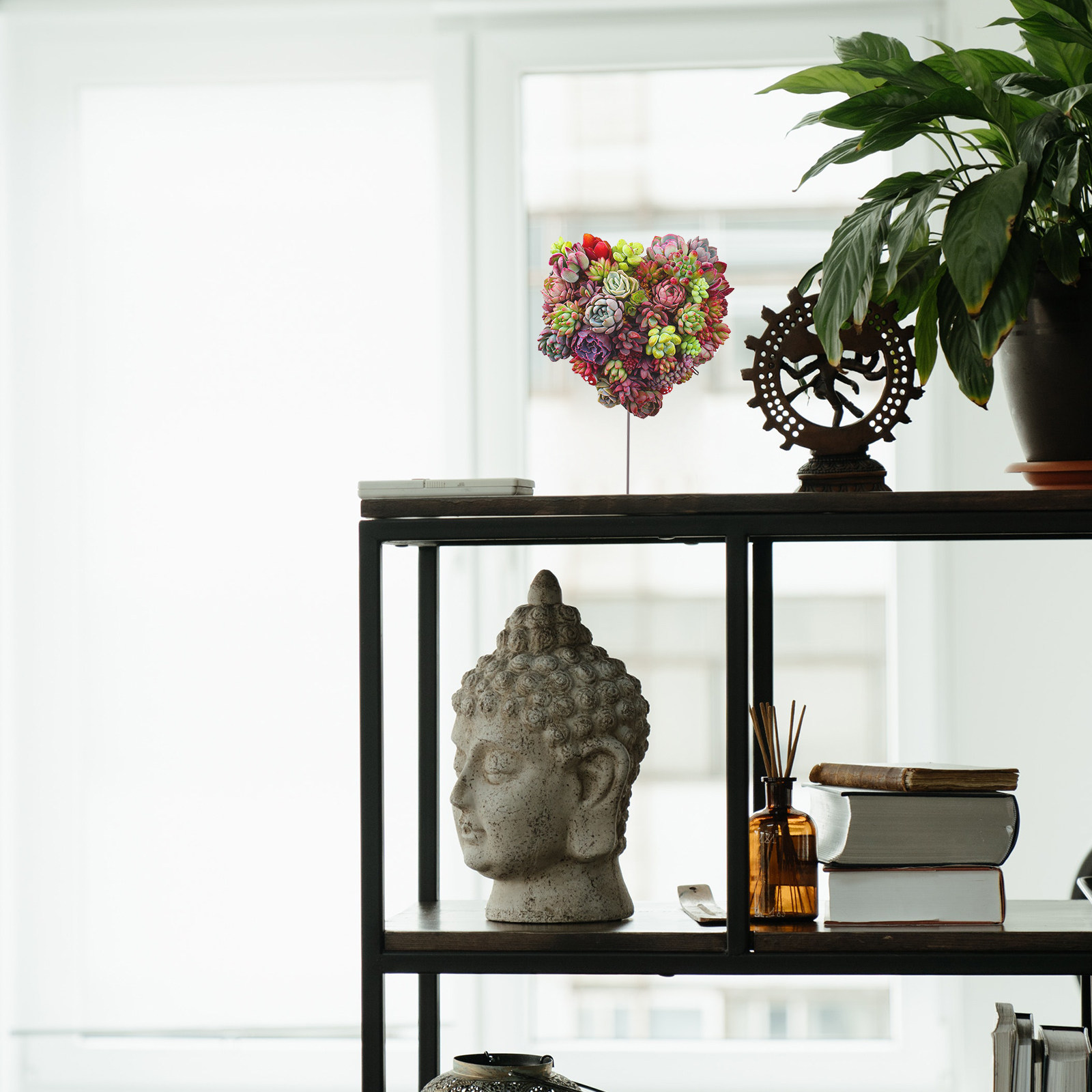 Iron Flower Frame Retro Three- - огляд і ціна Bonsai Garden Wall