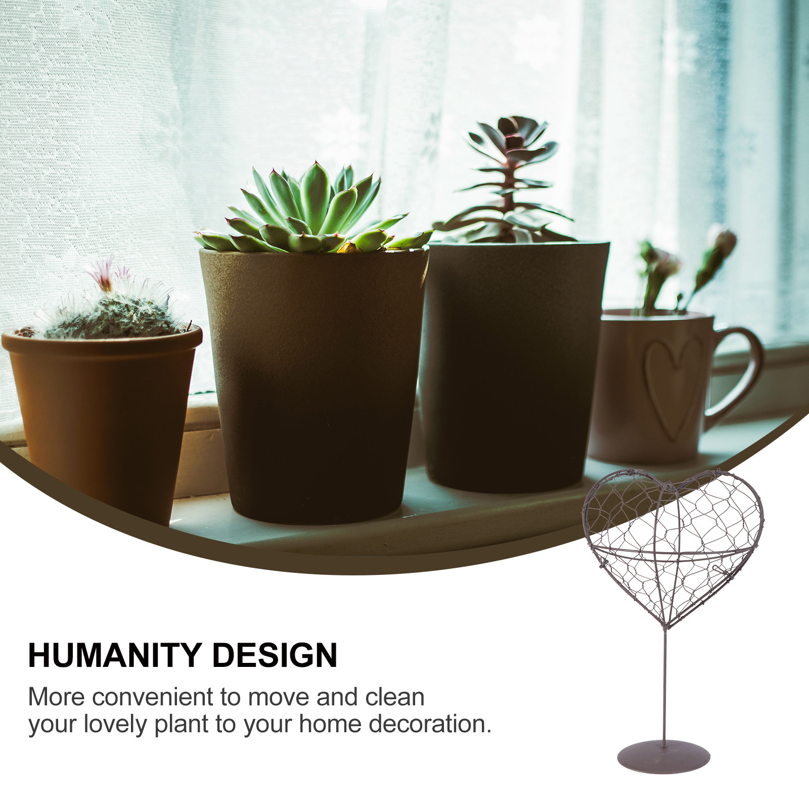 Iron Flower Frame Retro Three- - огляд і ціна Bonsai Garden Wall