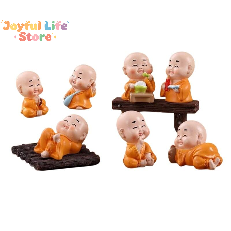 Hot 1pc Resin Mini Monk Figuri - огляд і ціна Mini Bonsai Zen Garden