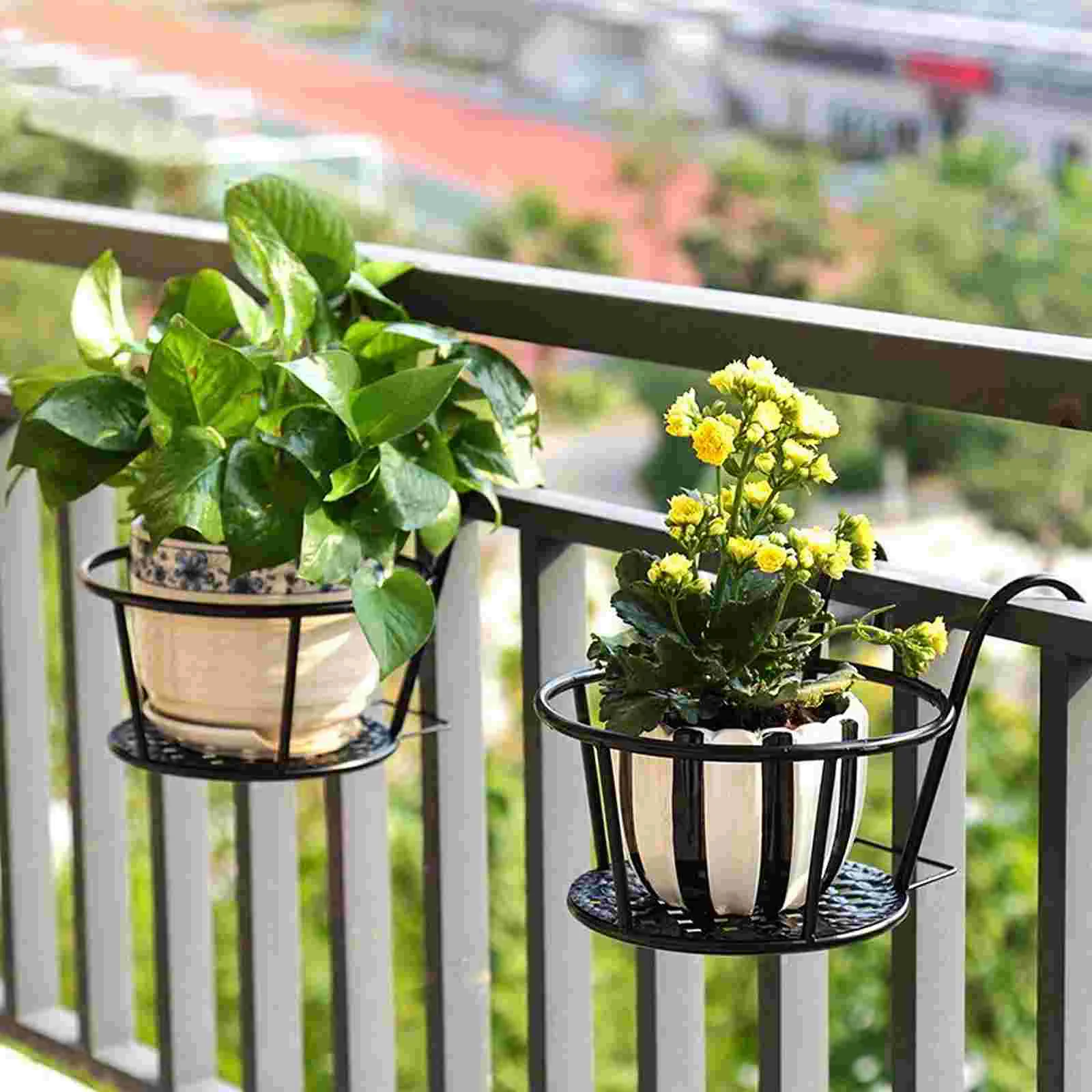 2 Pcs Iron Flower Pot Stand Wa - огляд і ціна Bonsai Garden Wall