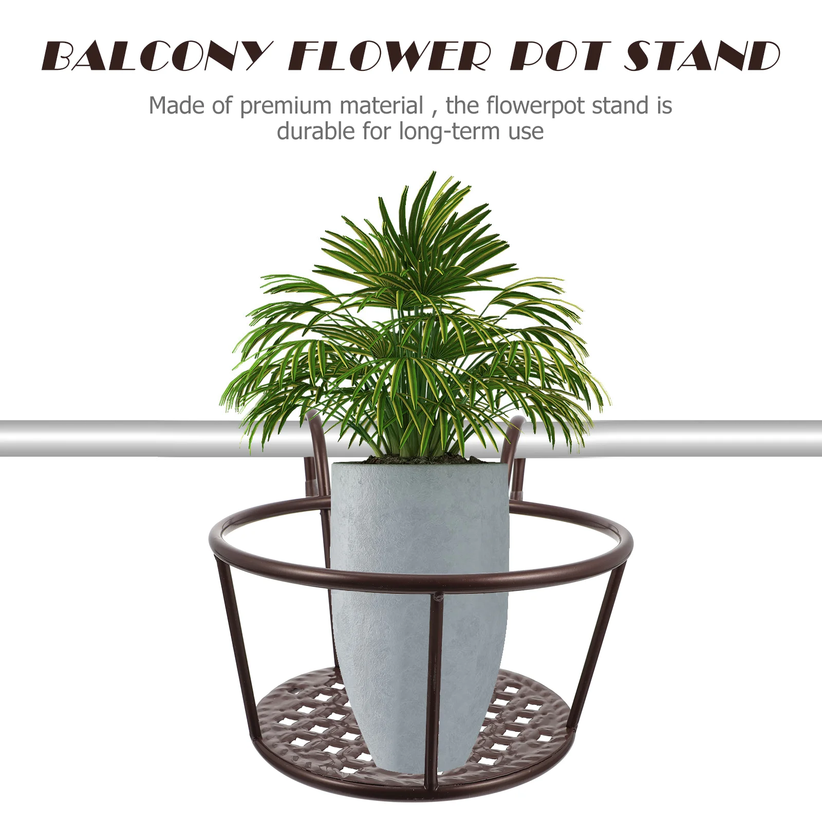 2 Pcs Iron Flower Pot Stand Wa - огляд і ціна Bonsai Garden Wall