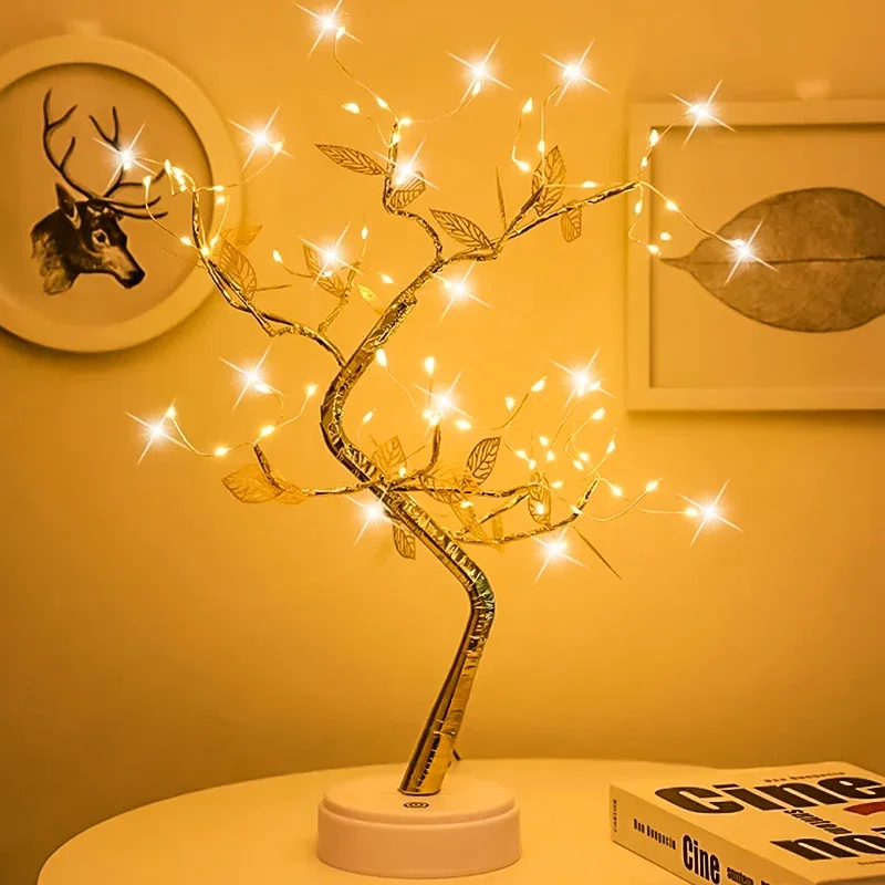LED Tree Night Light Battery P - огляд і ціна Bonsai Garden In Dc